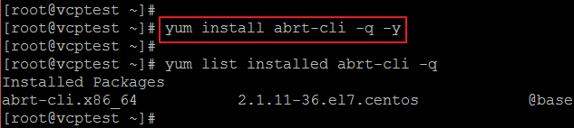 Abrt-cli Status Timed Out
